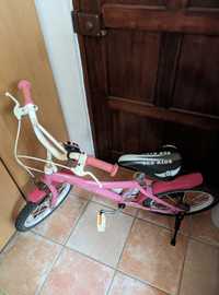Bicicleta roda 16 cor rosa