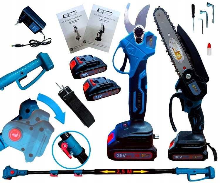 Sekator i piła łańcuchowa akumulatorowa