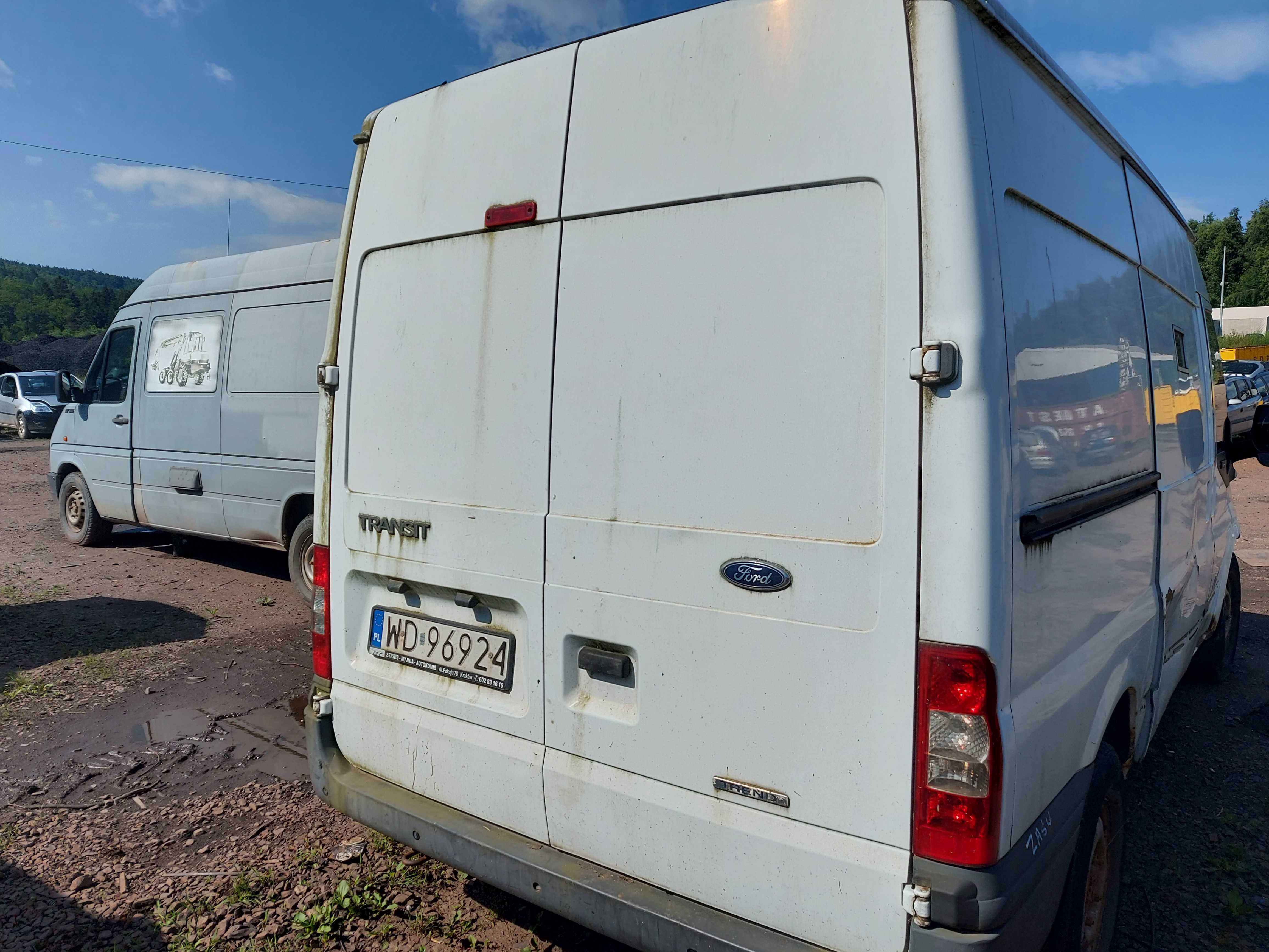 Ford Transit V Lift 06-13 drzwi tylne prawe białe FV części/dostawa