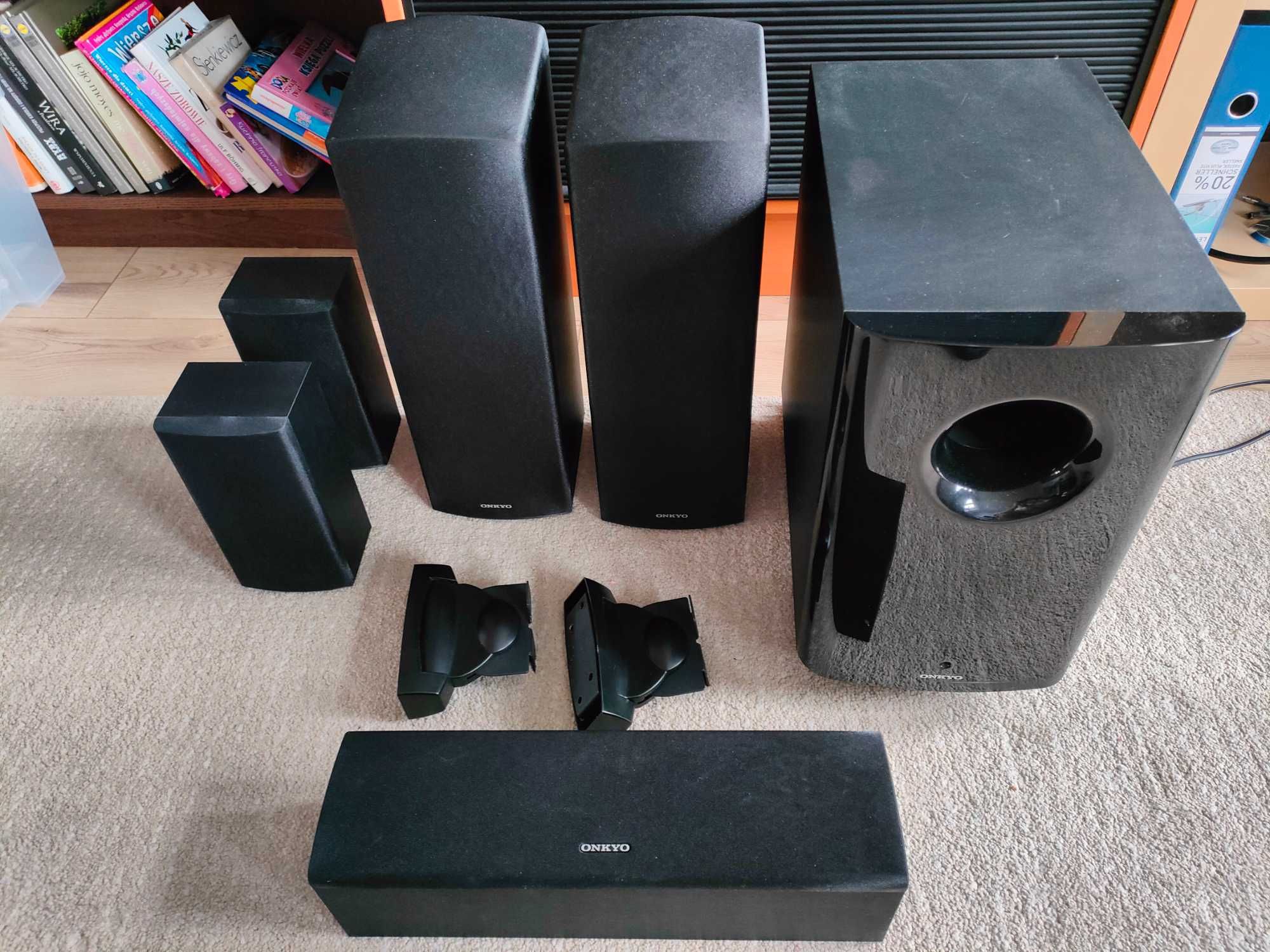 Amplituner AV (4/1) Onkyo HT-R494 7.1 Dolby Atmos® 5.1.2 cały zestaw!