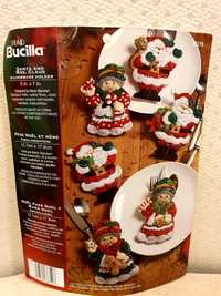 Bucilla Santa and mrs Claus 86310, набор из фетра Буцилла