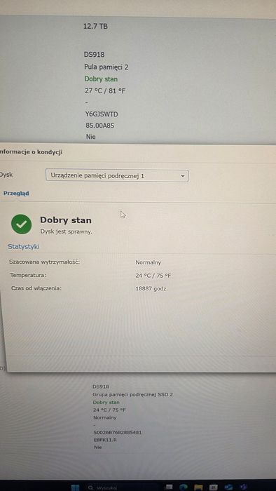 Synology NAS DS918+ WD RED 28 TB