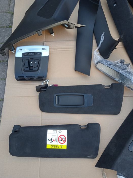 Kompletna podsufitka BMW X5 f15 m pakiet alkantara słupki