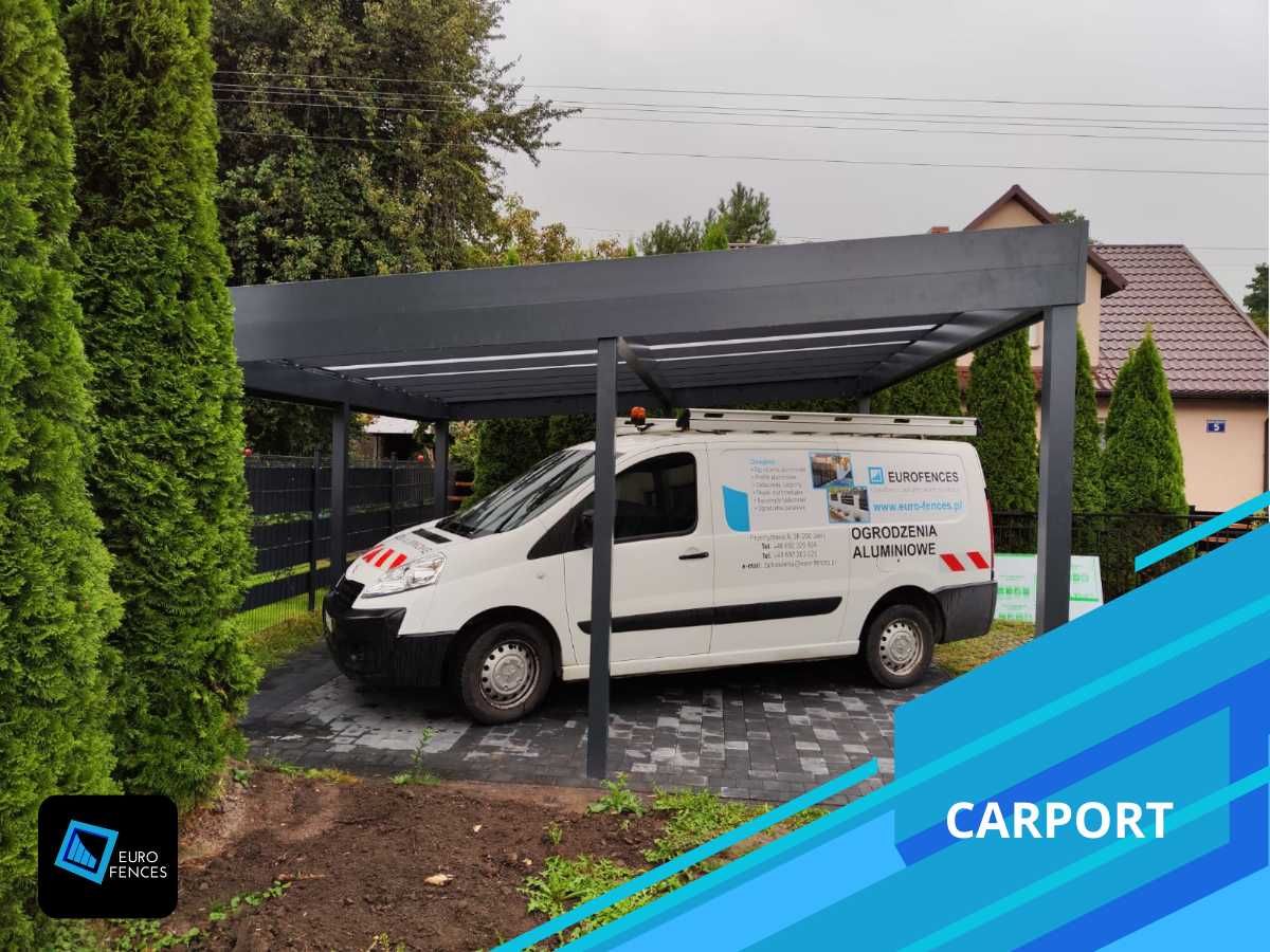 Wiata samochodowa - Carport aluminiowy - Polski producent Euro Fences