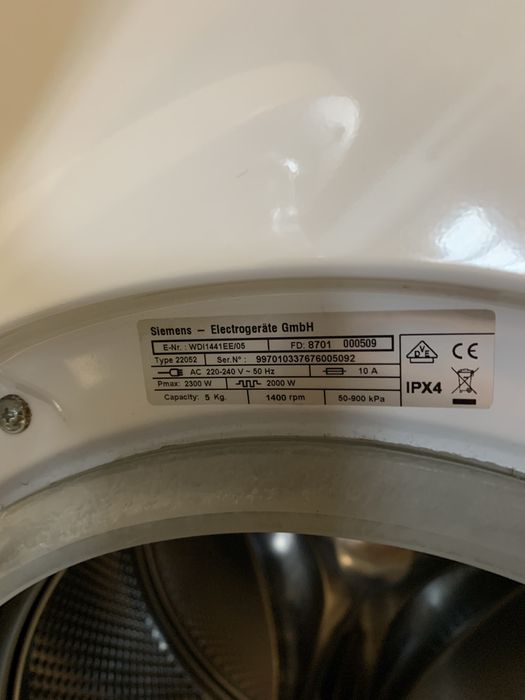 Máquina de Lavar Roupa Siemens WDI 1441