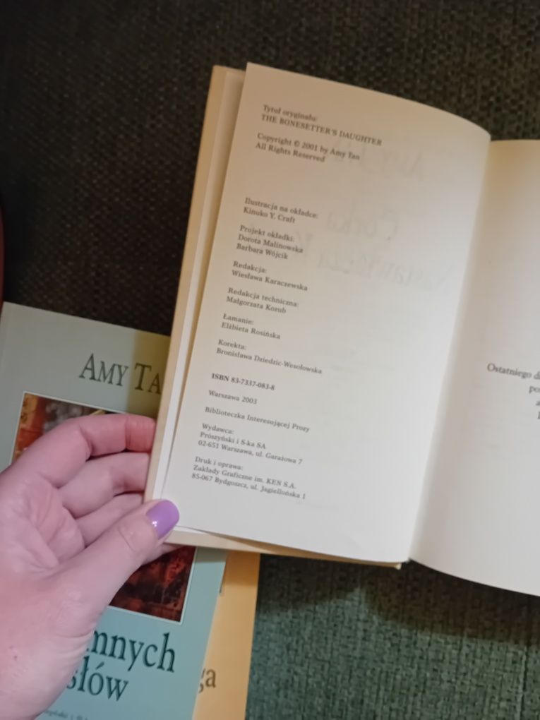Amy Tan Córka nastawiacza kości