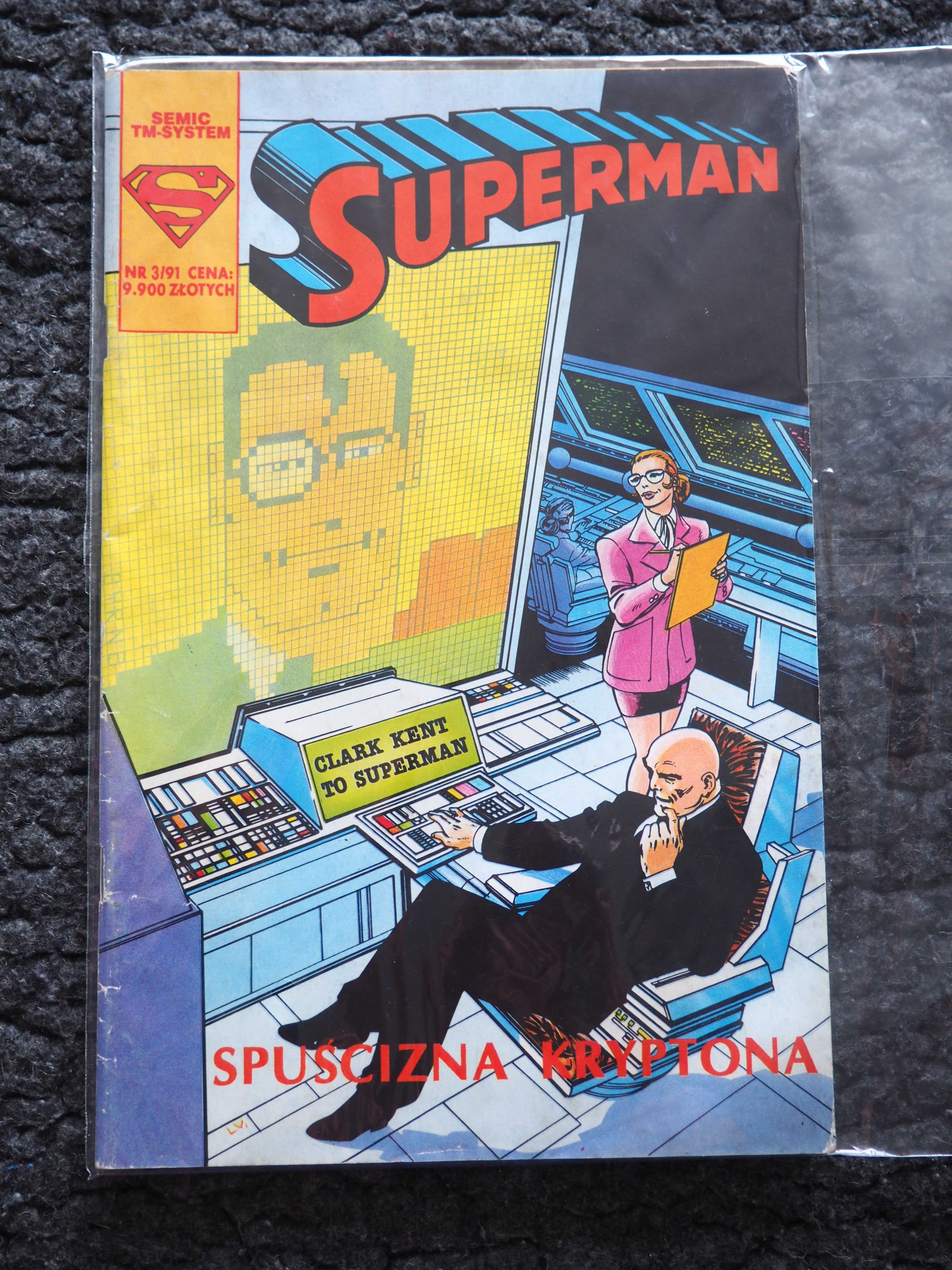Komiks TM-Semic, Superman, 3 1991, stan bdb