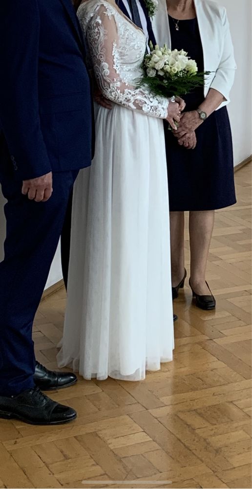 Suknia ślubna Kulunove Ann rozmiar 36 biała