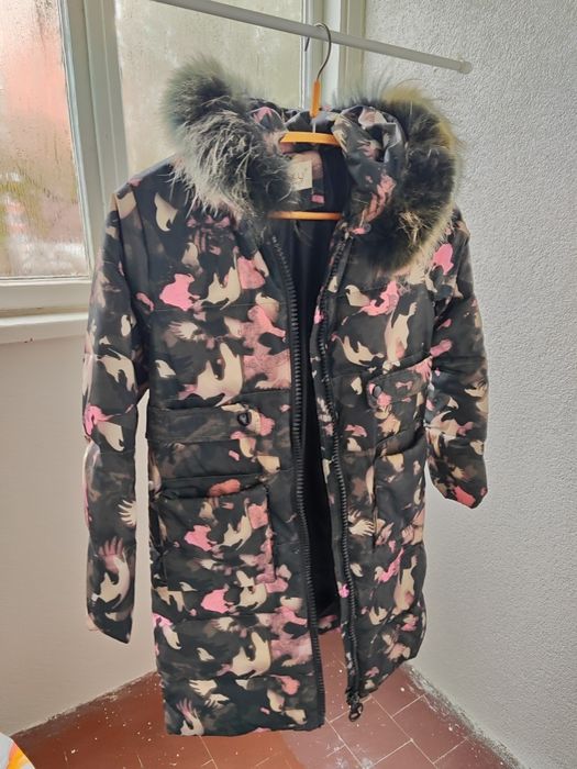 Зимовий плащ(куртка) для дівчинки
