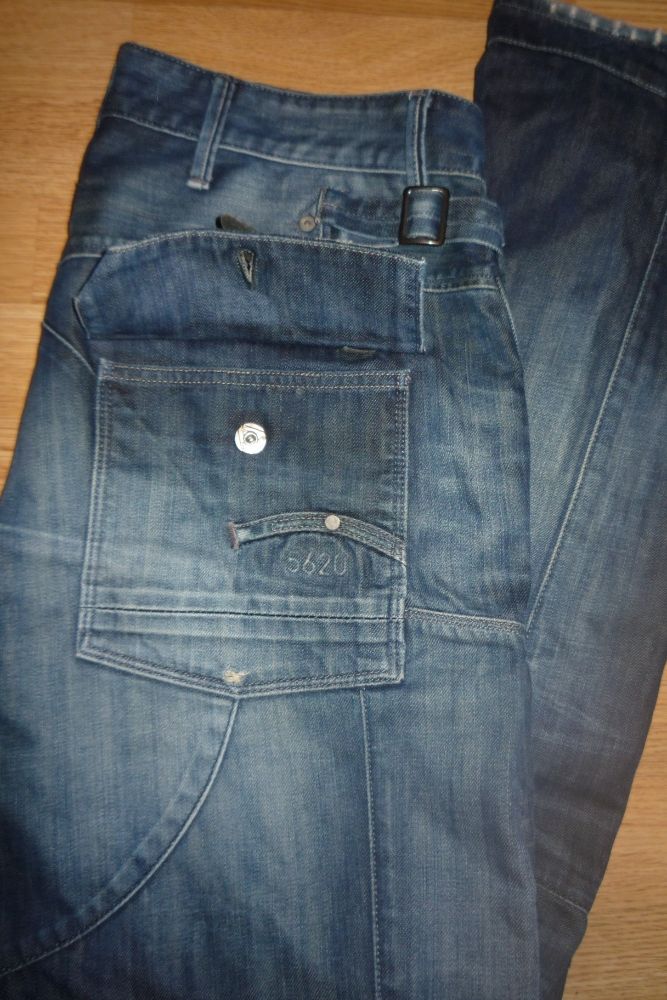 Spodnie męskie jeans roz XL * G Star Raw Denim 3301 model 5620