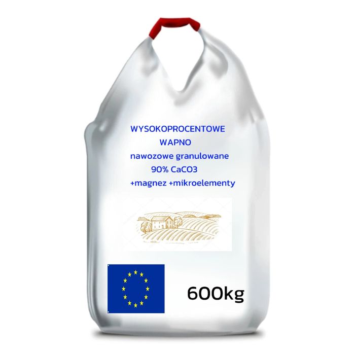 Wapno nawozowe granulowane bigbag/luz prosto na pole
