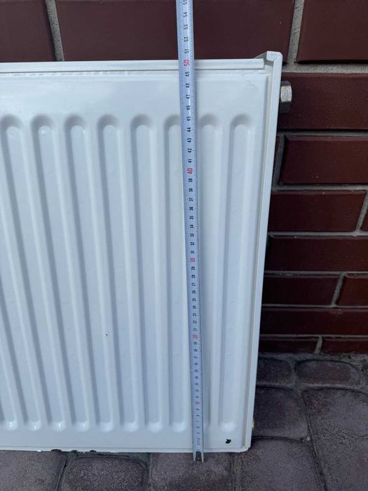 Радіатор сталевий, батарея для опалення біла Bauger 60*50*6