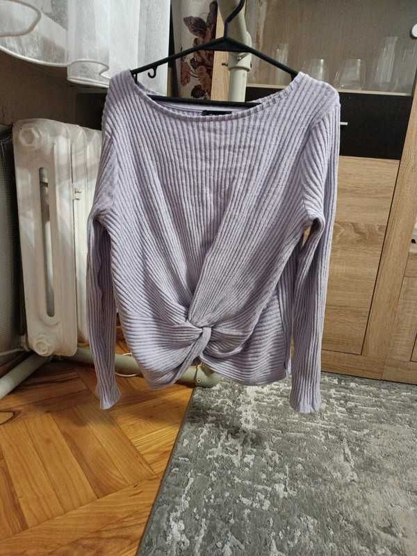 Liliowy sweter News Look