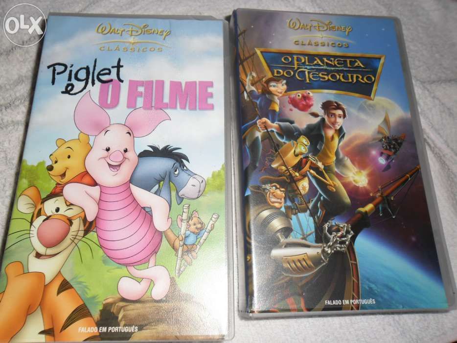 Vários filmes em VHS