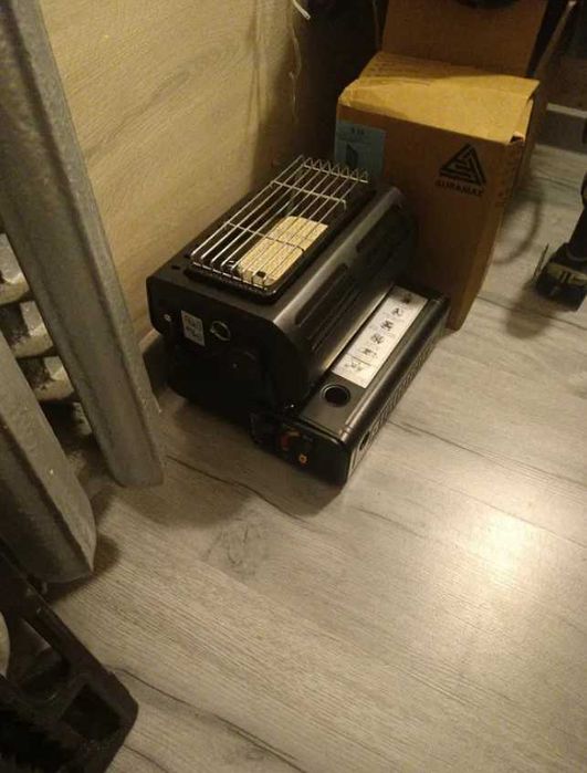 обігрівач газовий для кемпінгу туристичний похідний на риболовлю