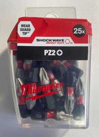 Нові Біти Milwaukee Shockwave PZ2 x 25 мм - 25 шт