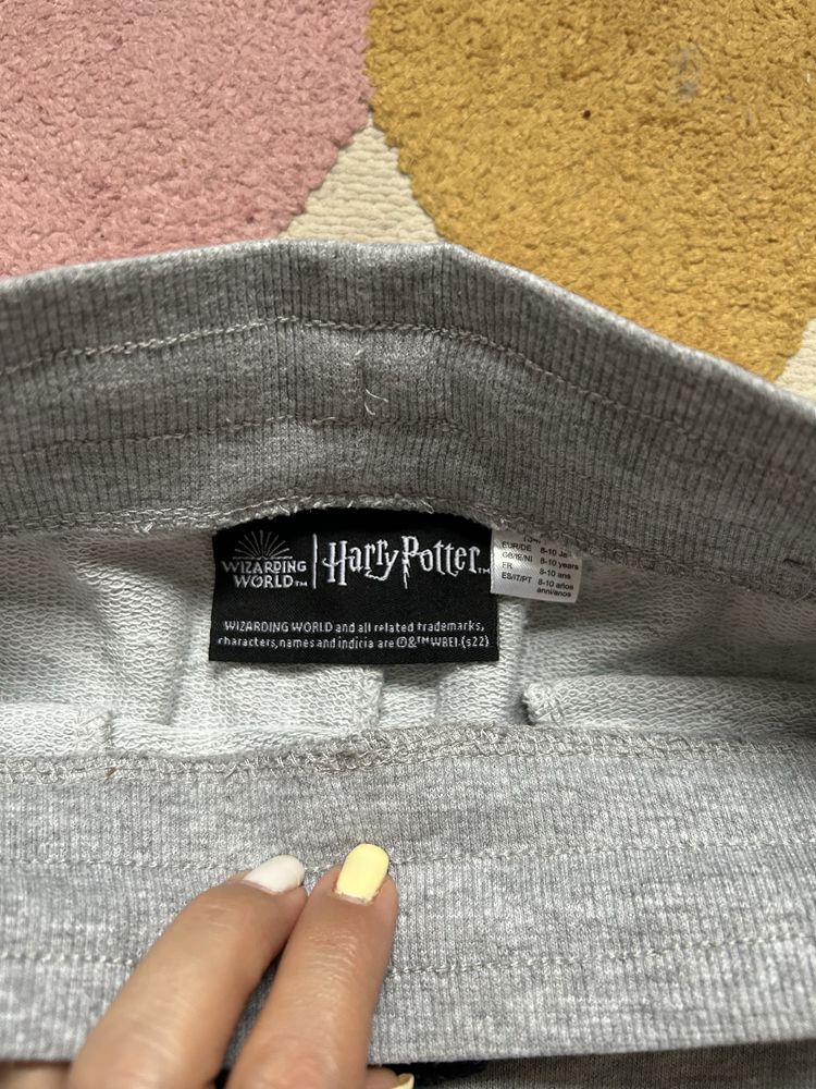 Spodnie dresowe Harry Potter 2 szt 134/140 stan bdb