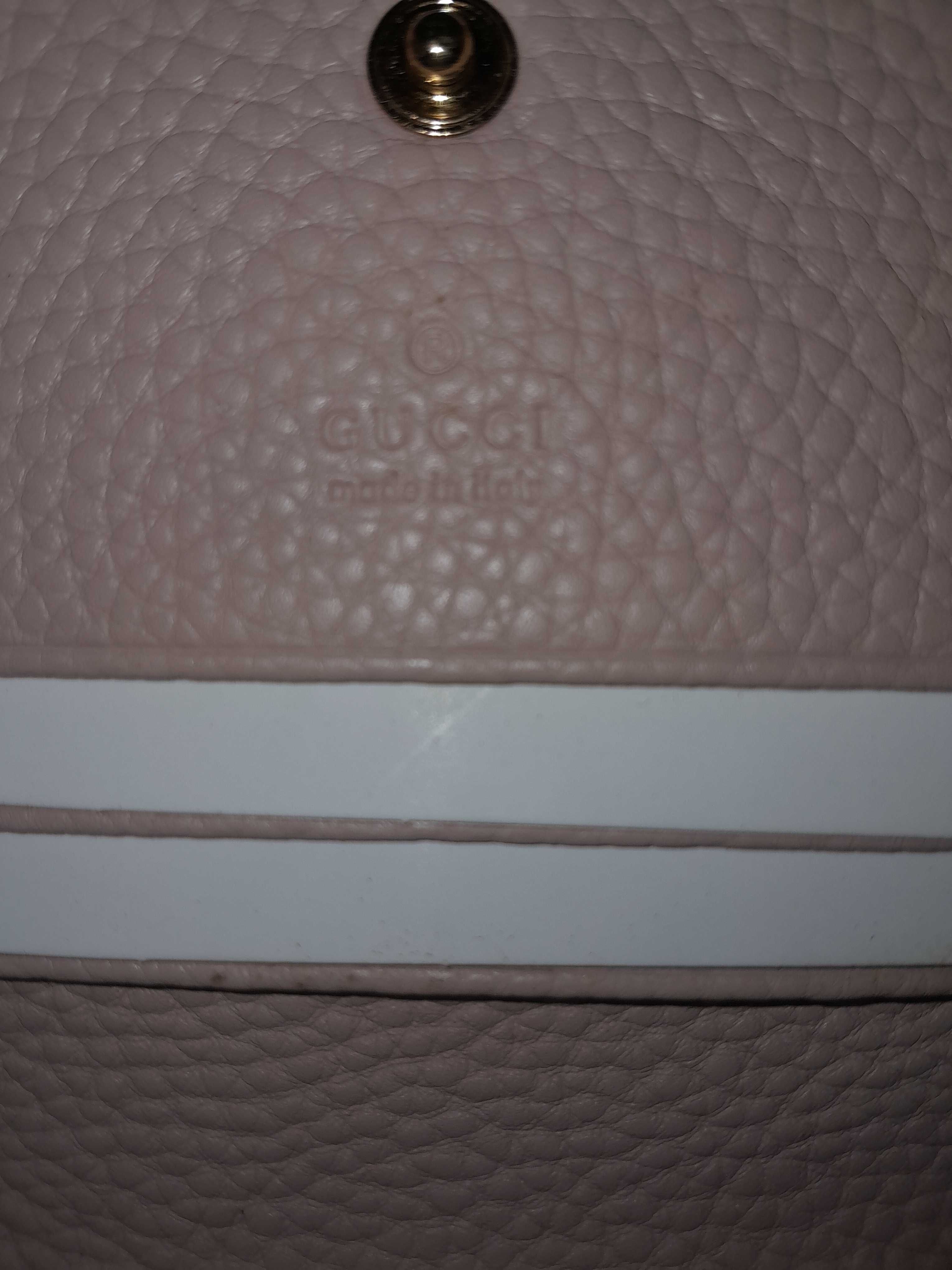 Gucci mammut card holder pink original