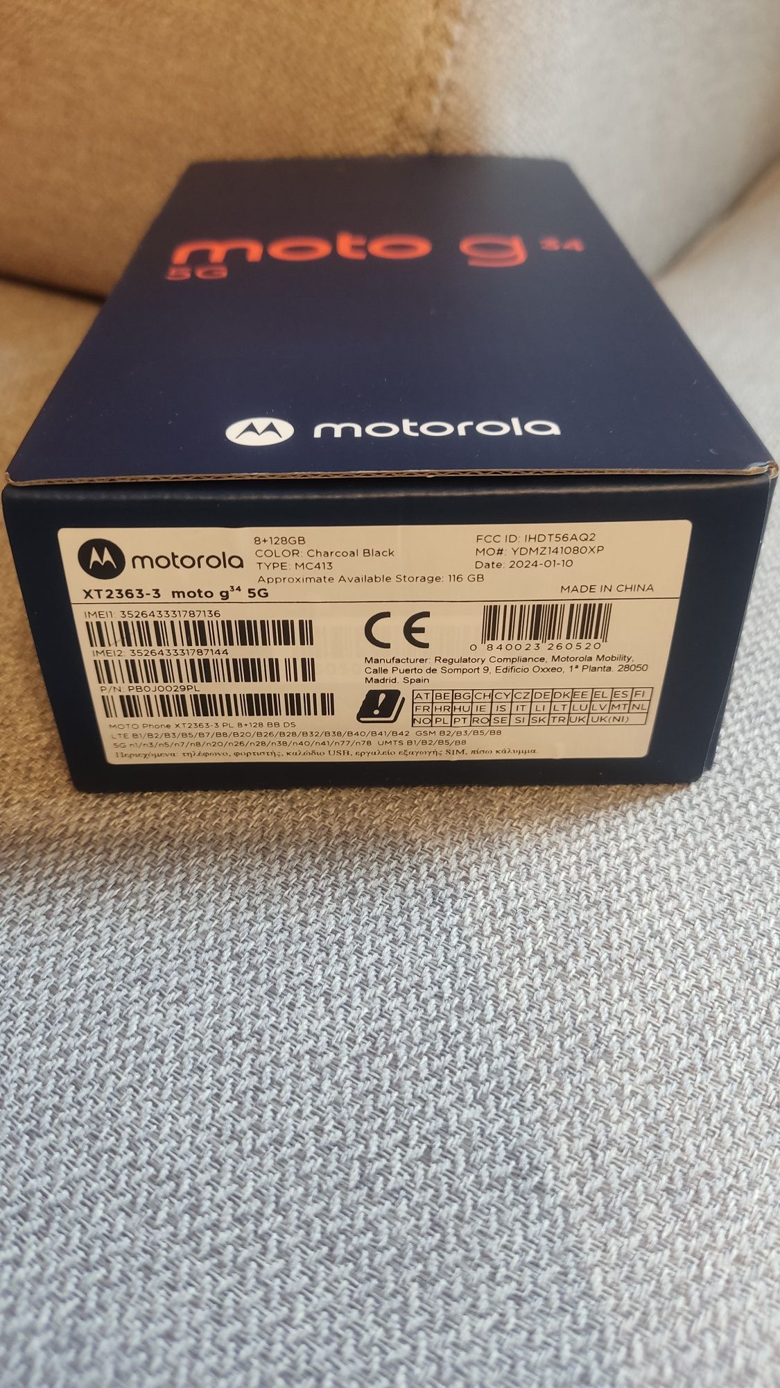 Motorola Moto G34 5G 8/128