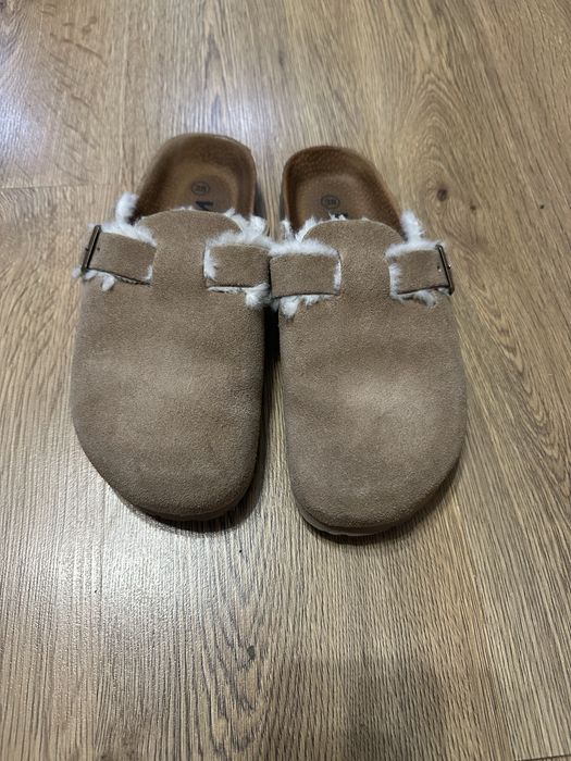 Мюли на меху . Стелька  25,0 Одевались несколько раз,