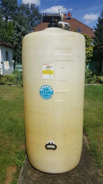Zbiornik 1500l deszcziwka paliwo