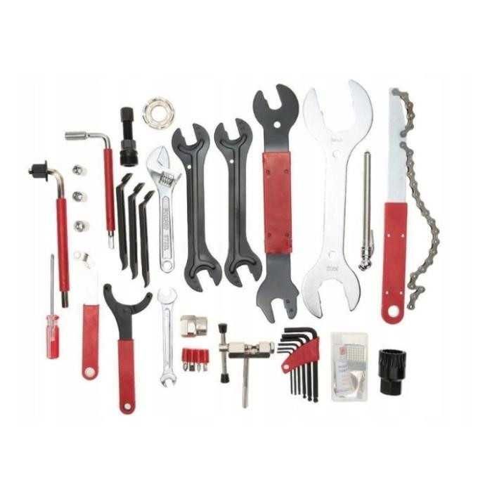 Narzędzia rowerowe zestaw 44 el - SUPER ZESTAW Z WALIZKĄ PROMOCJA!
