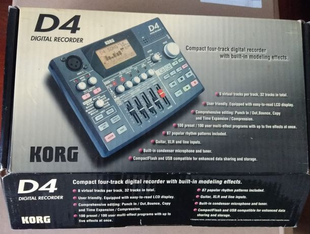 Korg D4 4-track digital recorder