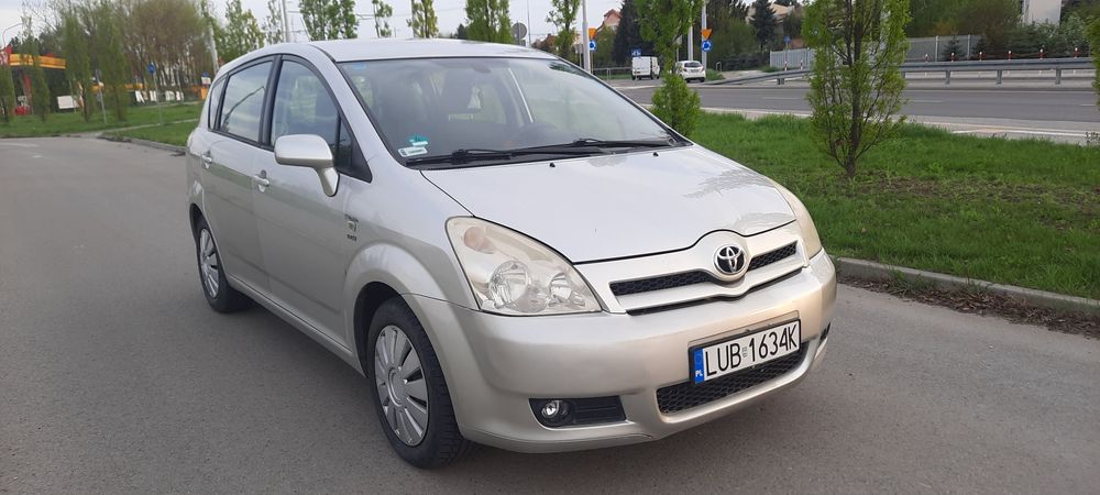 Toyota Corolla Verso. 1.8 Benzyna+LPG 129KM. 7 osobowa.