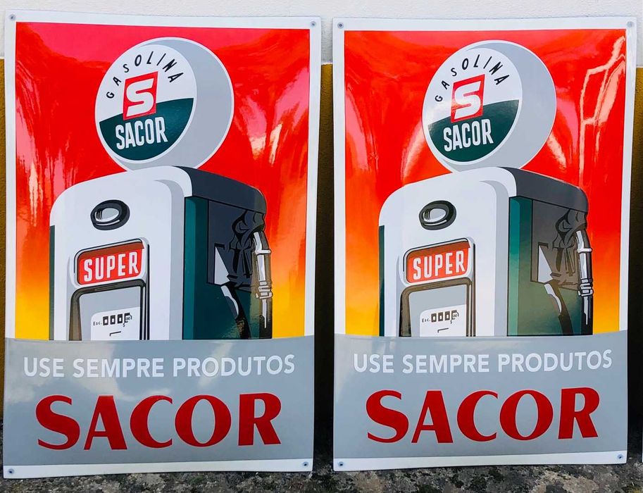 Placa esmaltada SACOR 60x40cm