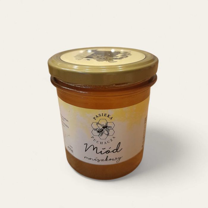 Miód mniszkowy 450g - Pasieka Puchacza