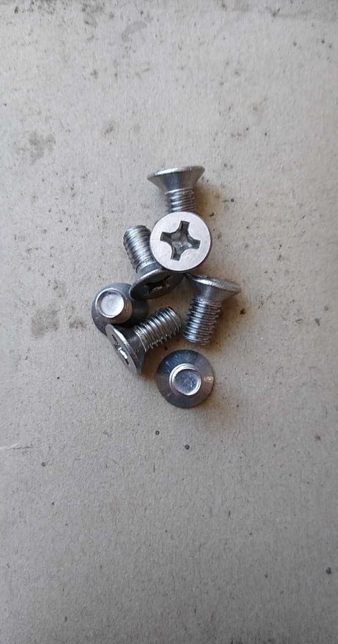 Wkręt stożkowy M6X12 Krzyżak Inox Nierdzewny 100szt