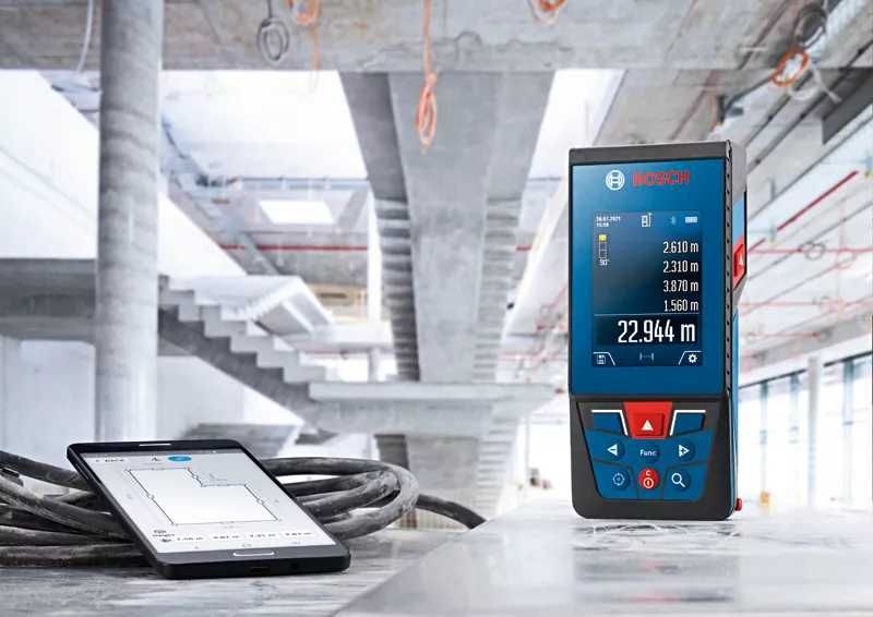BOSCH Profesjonalny Dalmierz Laserowy GLM 100-25 C Z Kamerą 100m IP54