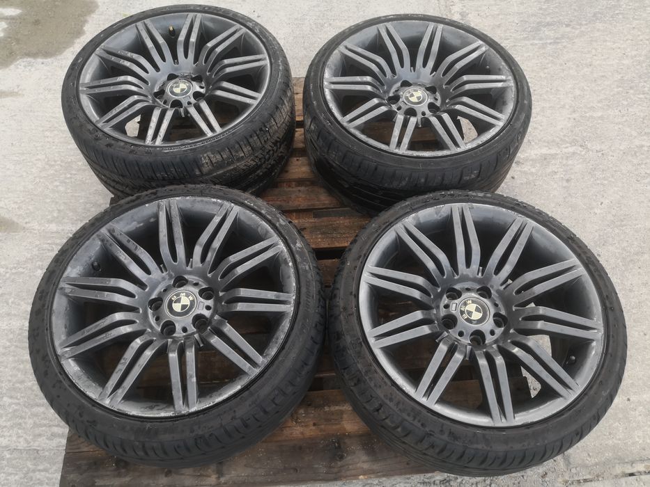 Alufelgi BMW e60 e61 Mpakiet Spider 19" oryginał z oponami 8.5J 9.5J