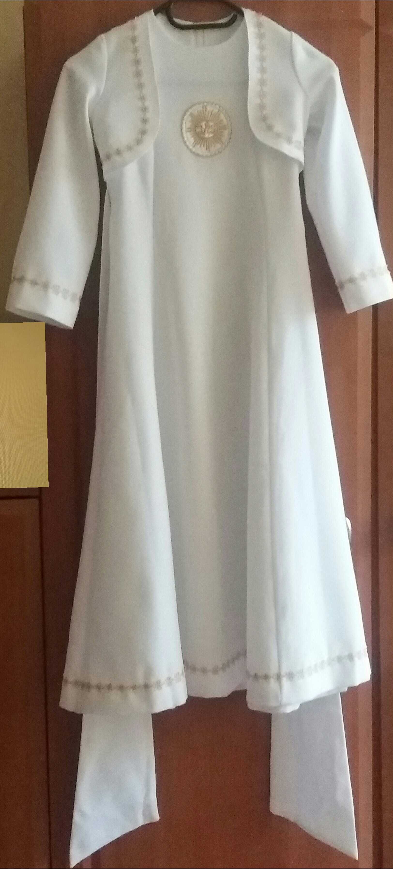 Sukienka komunijna Alba+ torebka rozmiar:122-128