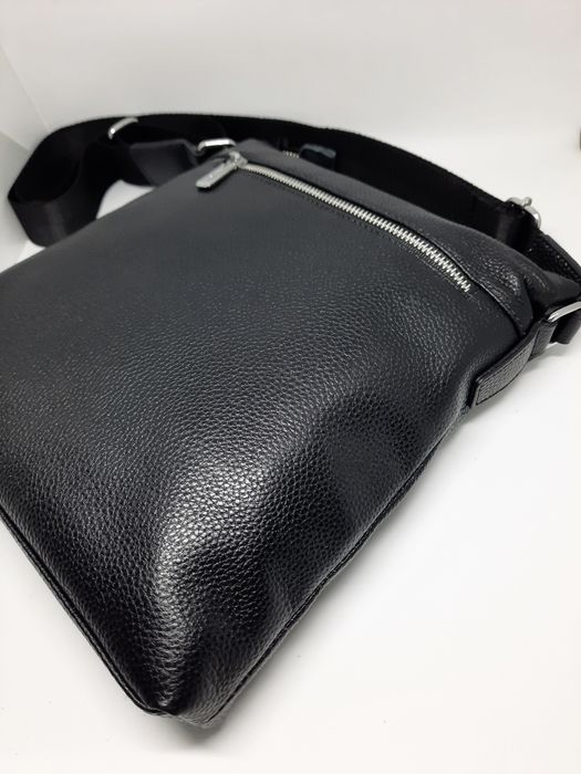 Чоловіча сумка шкіряна барсетка | Мужская кожаная сумка через плечо