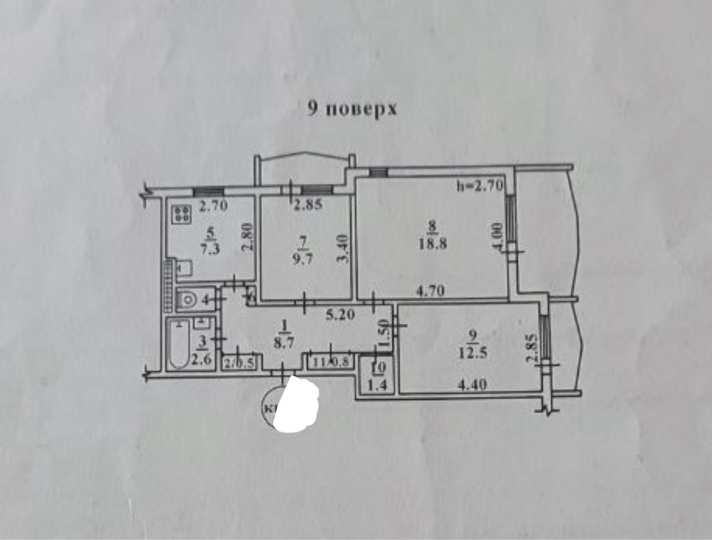 Таирово 3 ком (70) кв Люстдорф Дорога Вузовский