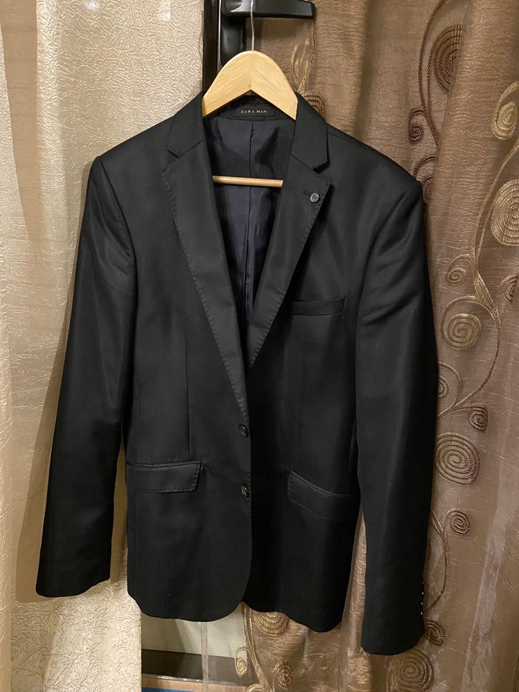 Blazer Preto Zara Man