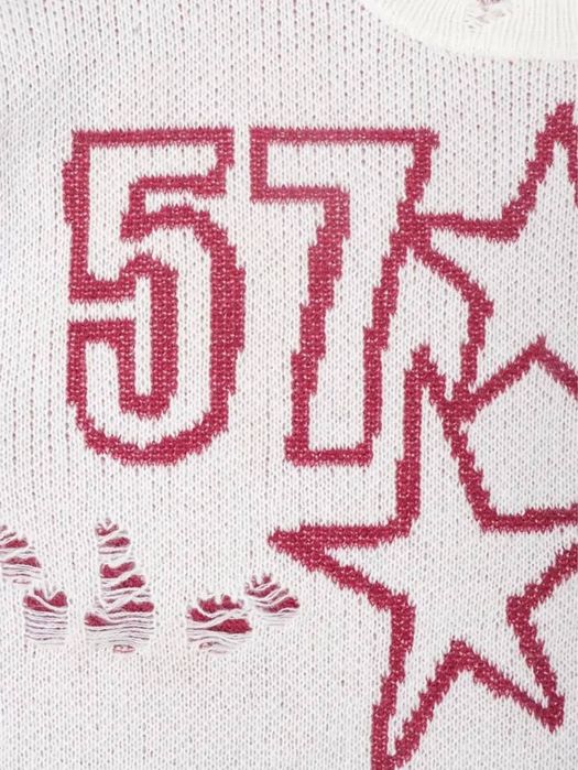 Светр світлий Y2K,унісекс,розмір М