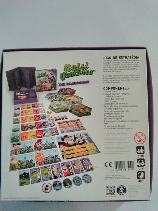 Jogo de tabuleiro Nutri Ventures