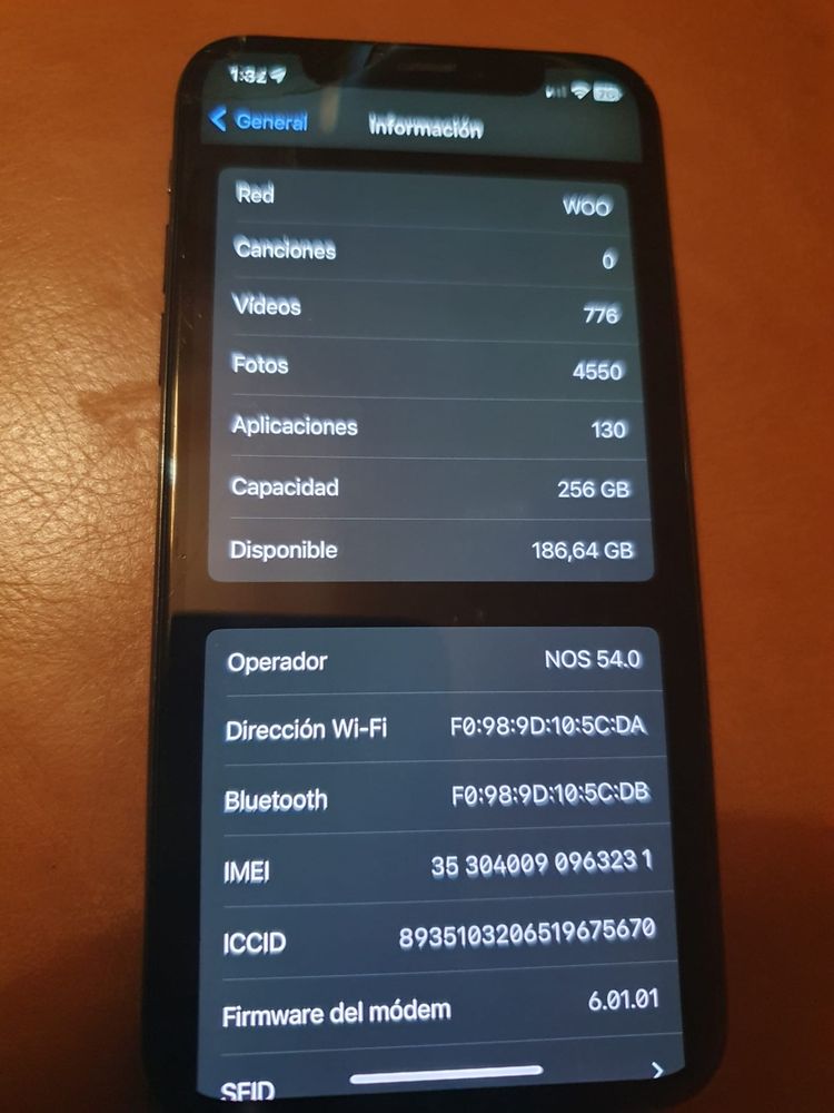 Iphone X 256 gb