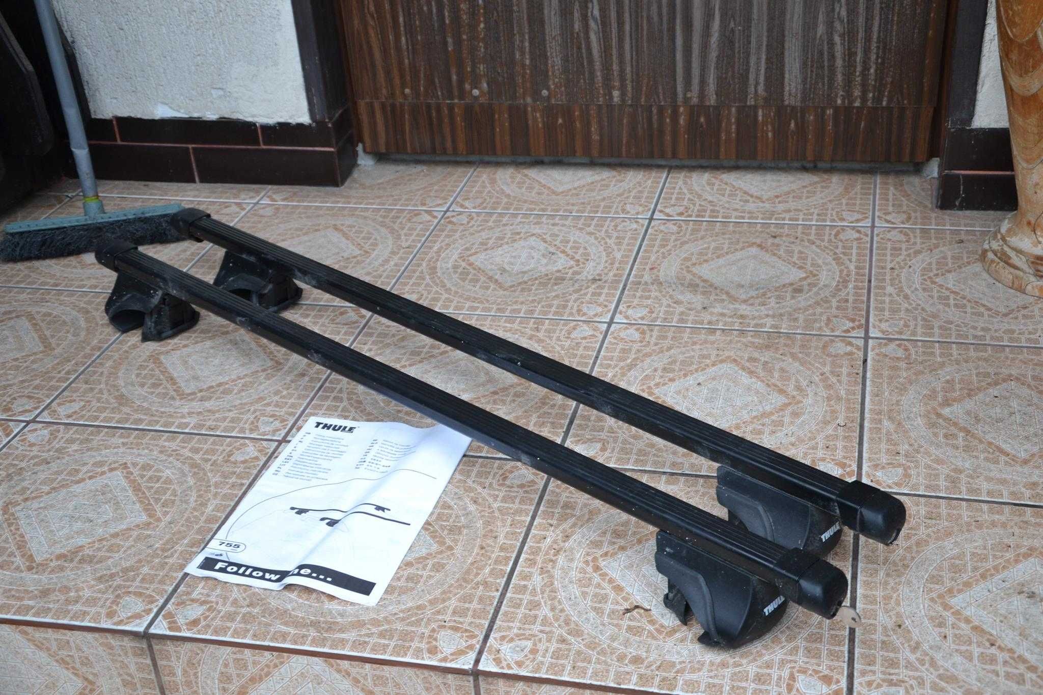 THULE BLACK UNIWERSALNY Bagażnik,Relingi Belki bazowe,relingi Wysyłka