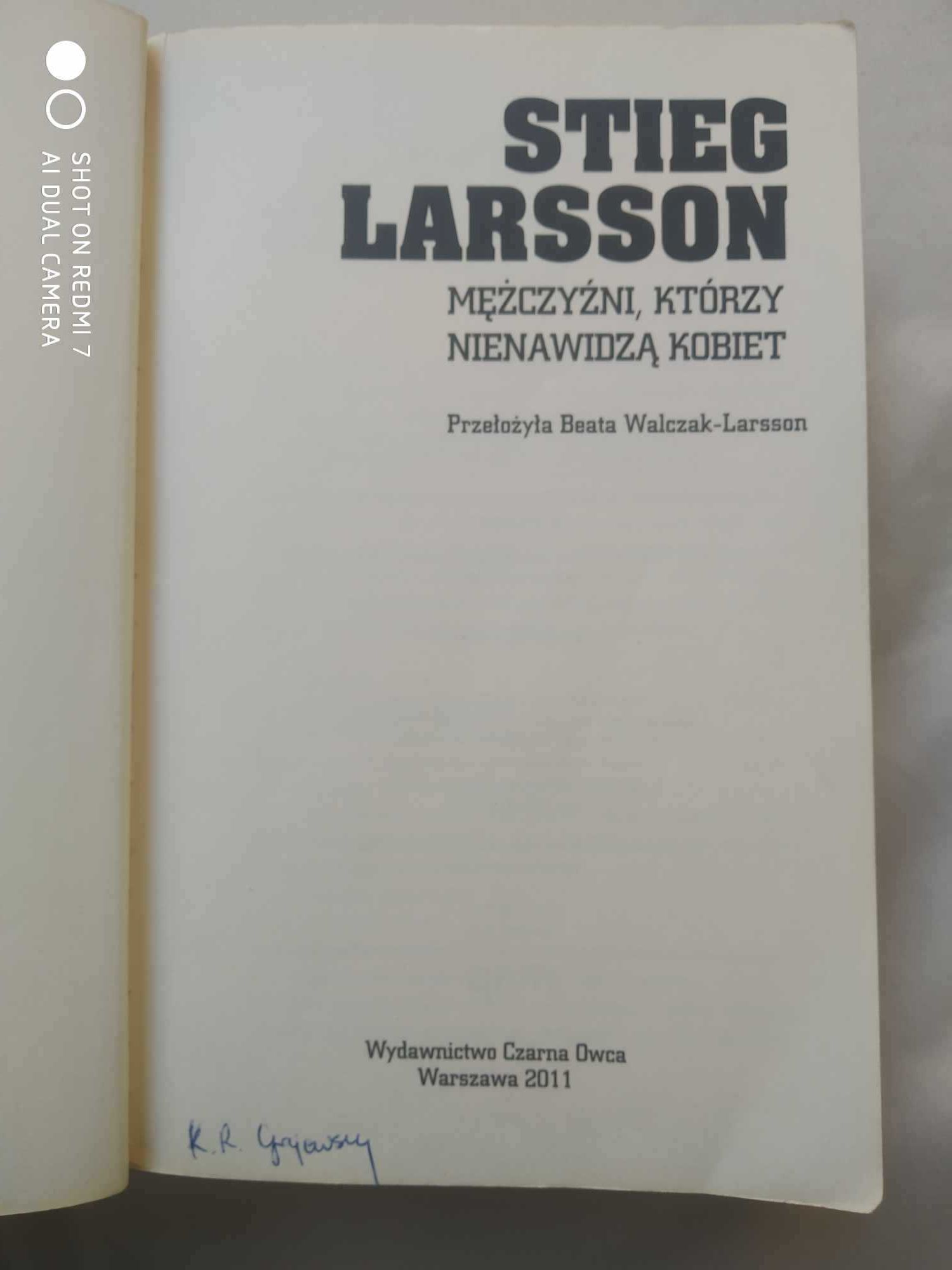 Stieg Larsson. Millenium. Mężczyźni, którzy nienawidzą kobiet