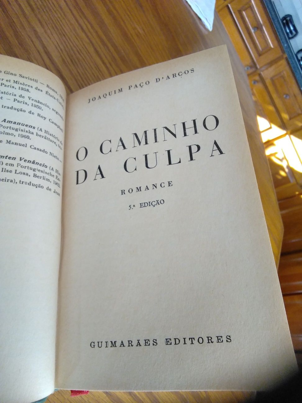 O caminho da culpa - 1965