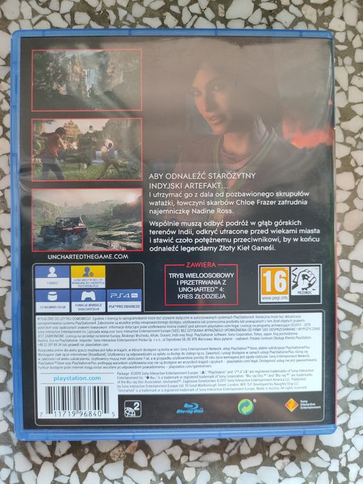 Uncharted Zaginione Dziedzictwo PL PS4 lub PS5