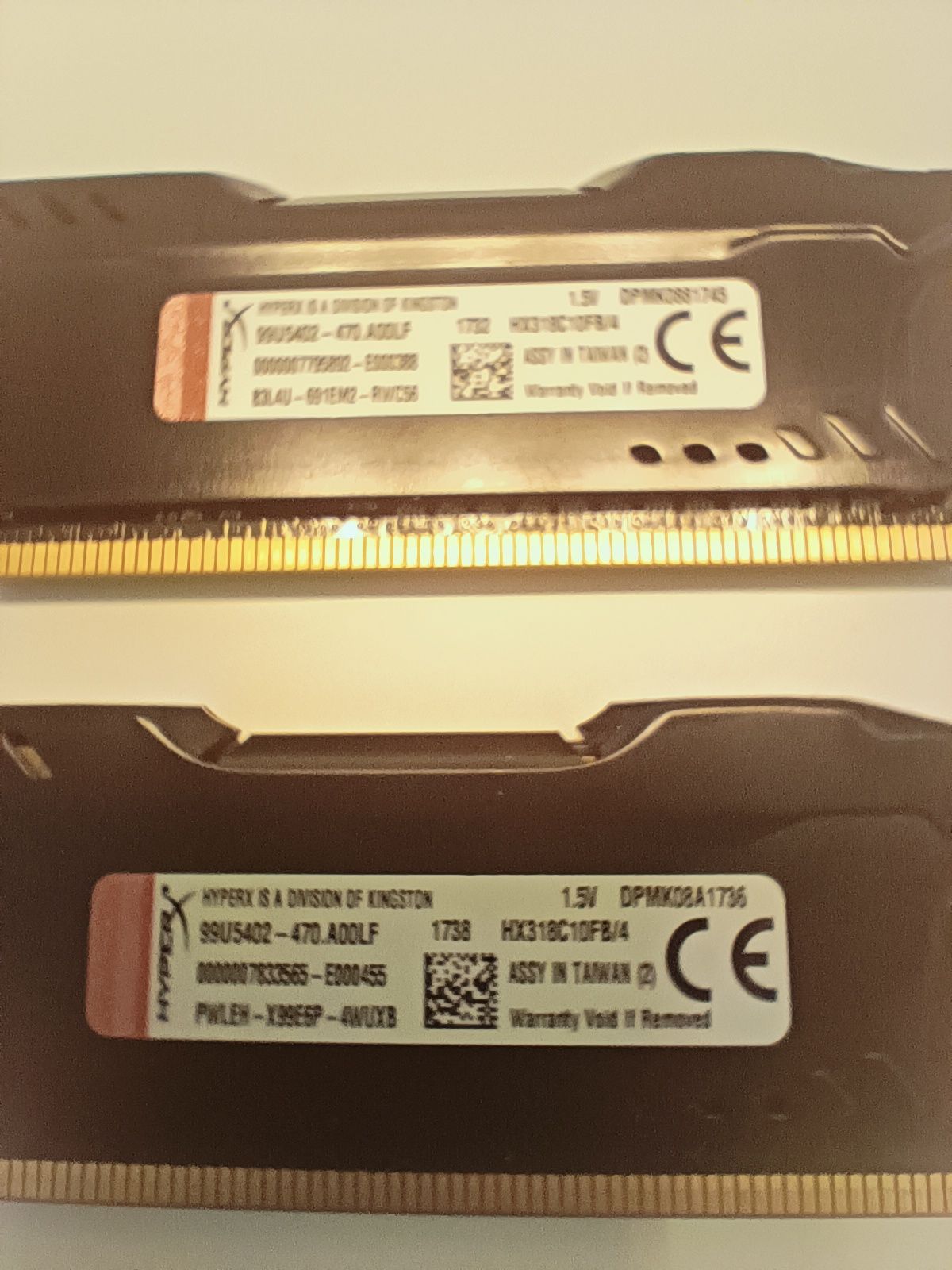 Pamięci RAM Kingston Hyper X, DDR3 - 2x4 GB, 1866 MHz