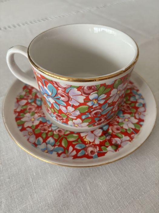 Chávena e pires antigos Alcobaça – nº 570