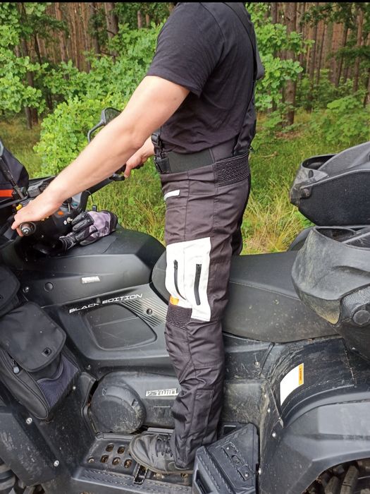 Spodnie Motocyklowe z szelkami Quad Cross Turystyk Sport