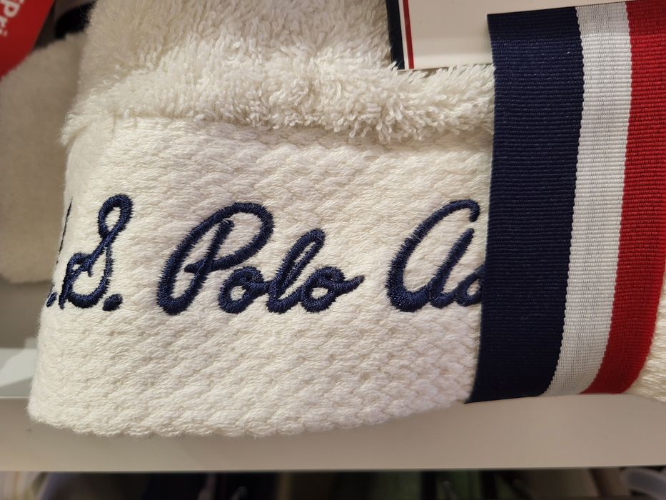 U.S. Polo Asnn. Zestaw 2 ręczników kąpielowych frotte - nowe
