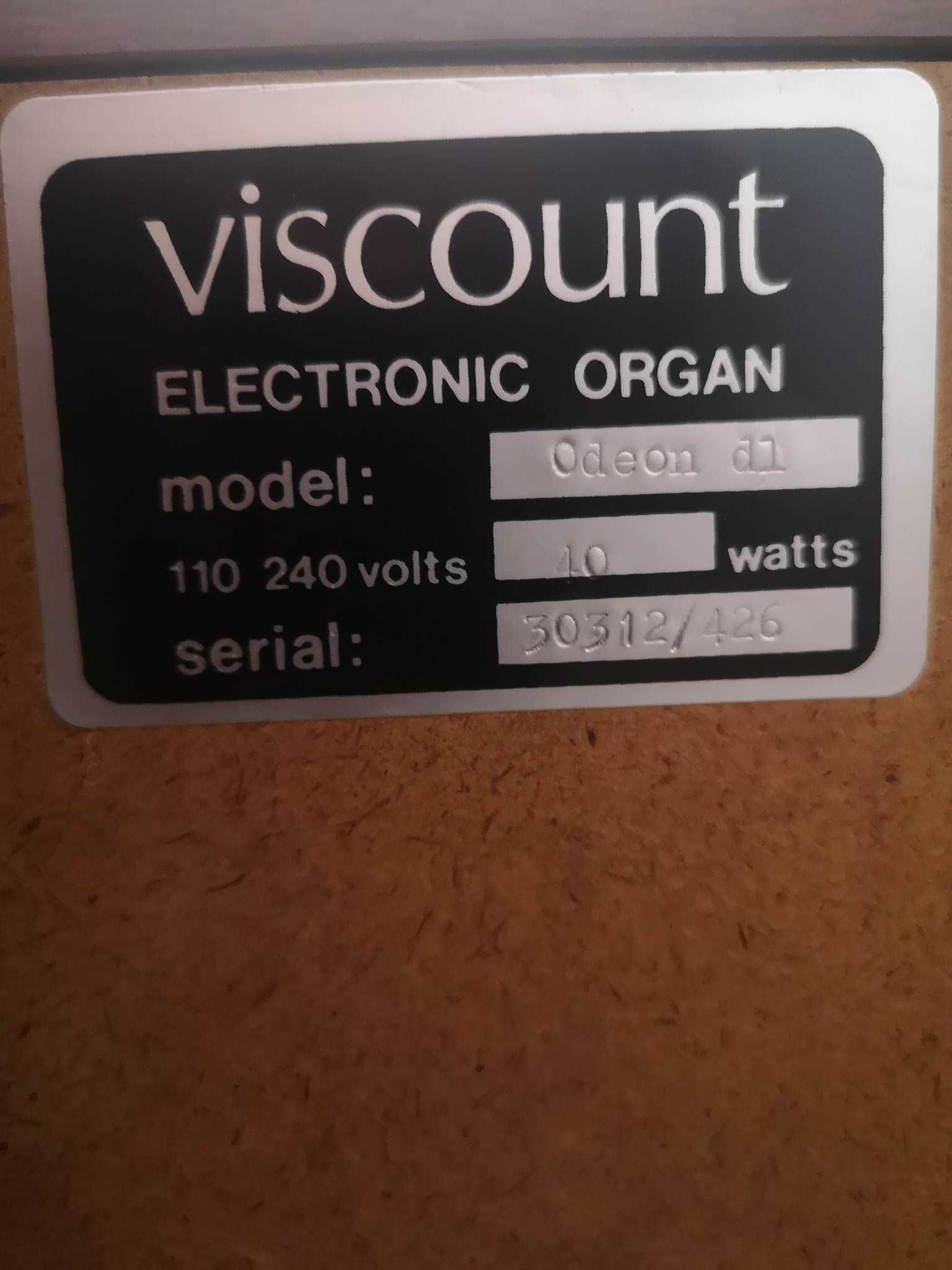 Organy elektryczne Viscount De Luxe