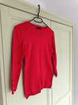 Sweterek czerwony Stradivarius S